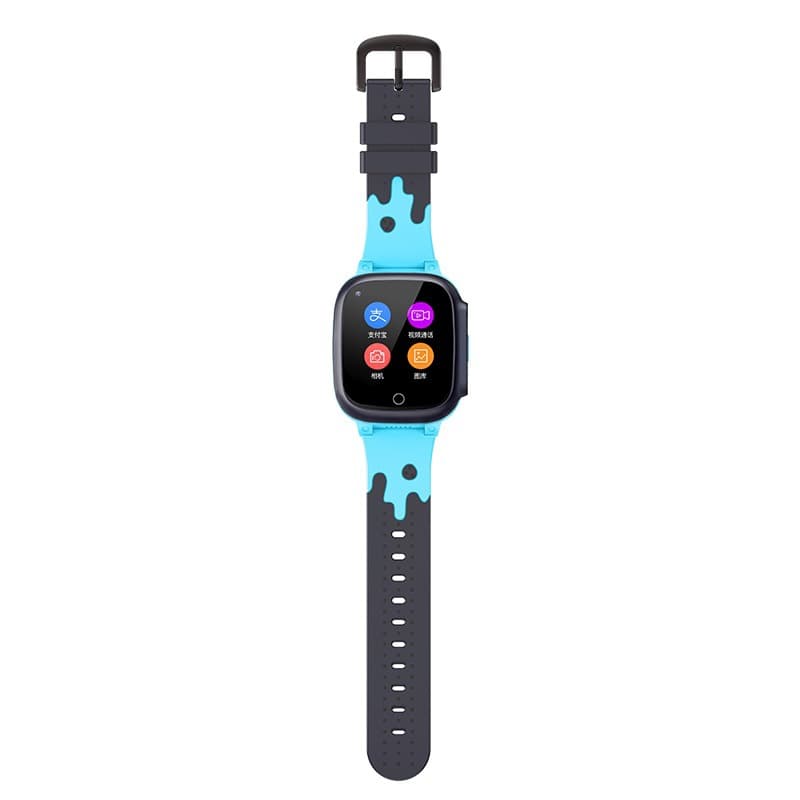 Deep Waterproof Global Sim 4G Children's Smart Watch GPS Location Payment Video Intelligent Watch Silicone Strap Classic Buckle