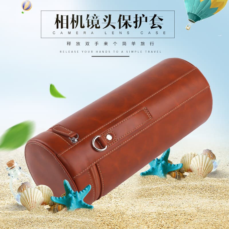 Factory direct supply of instrument camera lens protective cases with caps, waterproof, wear-resistant, shockproof, casual lens barrels, and camera bags.