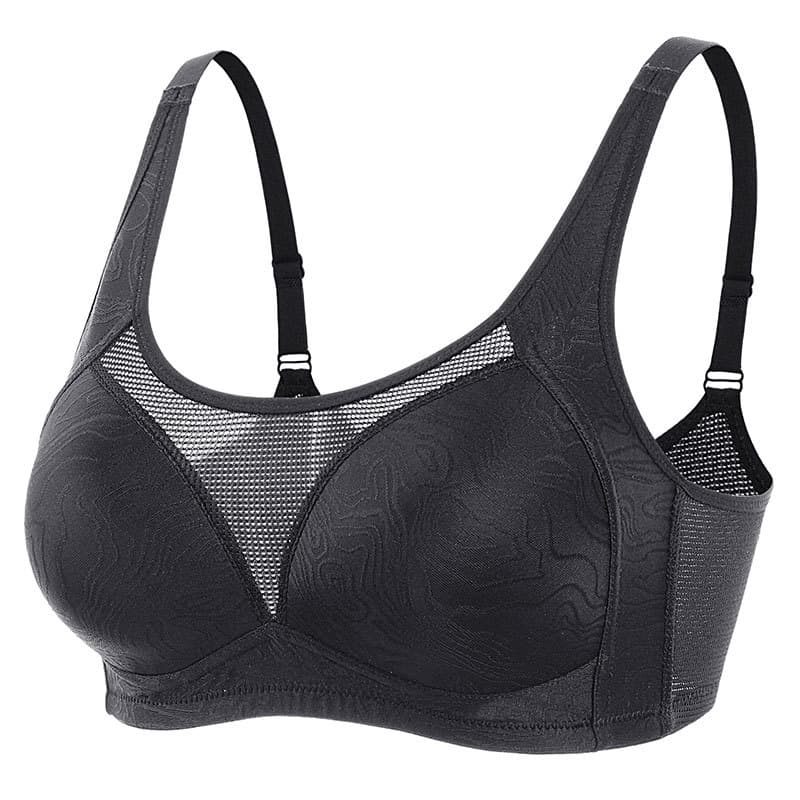 Wireless Thin Sports Yoga Bra for Women Comfortable Breathable Anti-Sagging Large Size Sports Bra Michexi Brand Nylon Fabric