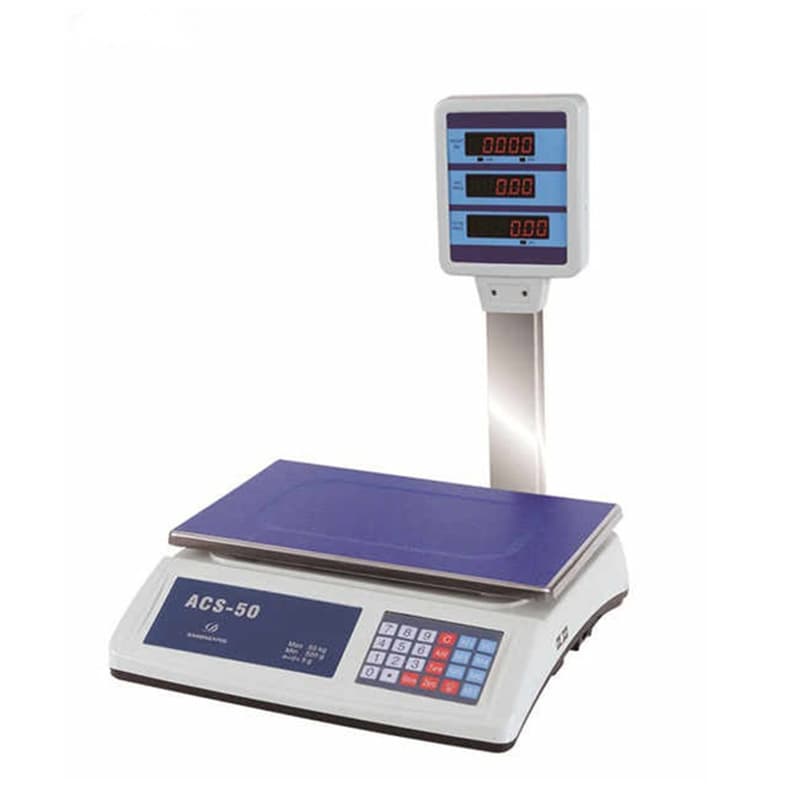 50kg Electronic Scale for Export - Digital Pricing Scale, Fruit and Vegetable Scale, Electronic Platform Scale for Supermarkets