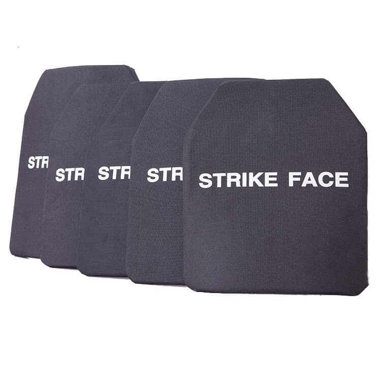 Tactical protective insert plate NIJ IV level six ceramic alumina silicon carbide multi-curved hyperbolic bulletproof vest insert plate