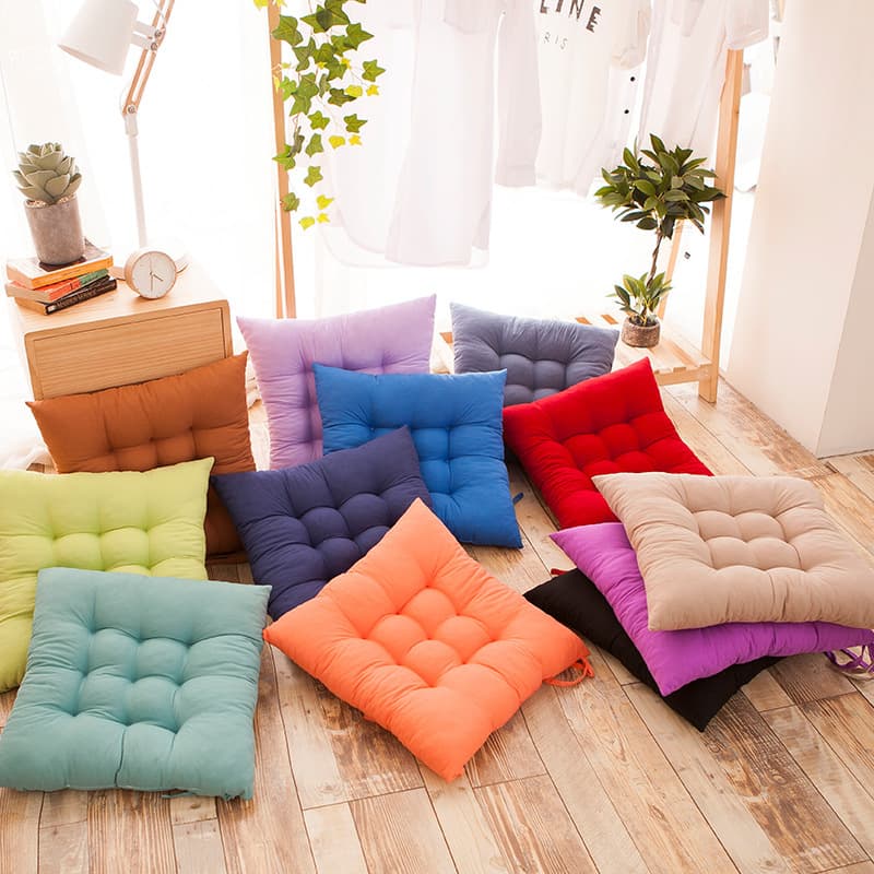 Bulk Seat Cushions, Thickened Chair Cushions for Dining Chairs, Autumn/Winter Student Bottom Cushions, 45cm