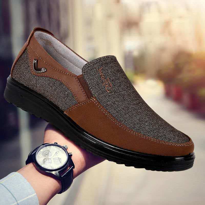 Summer Men's Lightweight Comfortable Casual Shoes Old Beijing Cloth Shoes