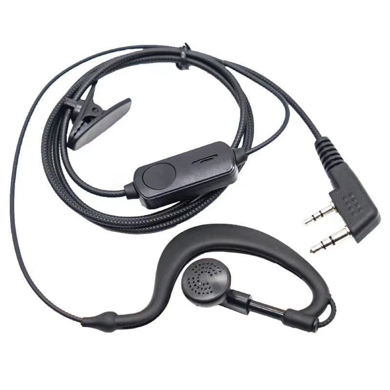 Baofeng walkie-talkie K-type receiver braided durable pull-resistant clear sound earphone Baofeng wired headset copper core durable