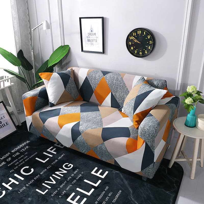 All-season all-inclusive elastic sofa cover sofa cover chaise combination old-fashioned anti-slip sofa cushion