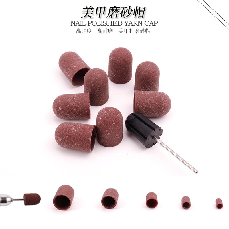High Quality Nail Sanding Cap Bits for Cuticle and Callus Removal, Foot Care Sanding Caps for Electric Nail Drill Accessories