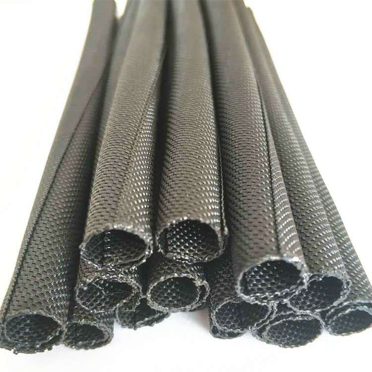 PET Open Self-Wrapping Textile Sleeve Flame-Retardant Wear-Resistant Wire Cable Automotive Wire Harness Automation Braided Fabric Sleeve