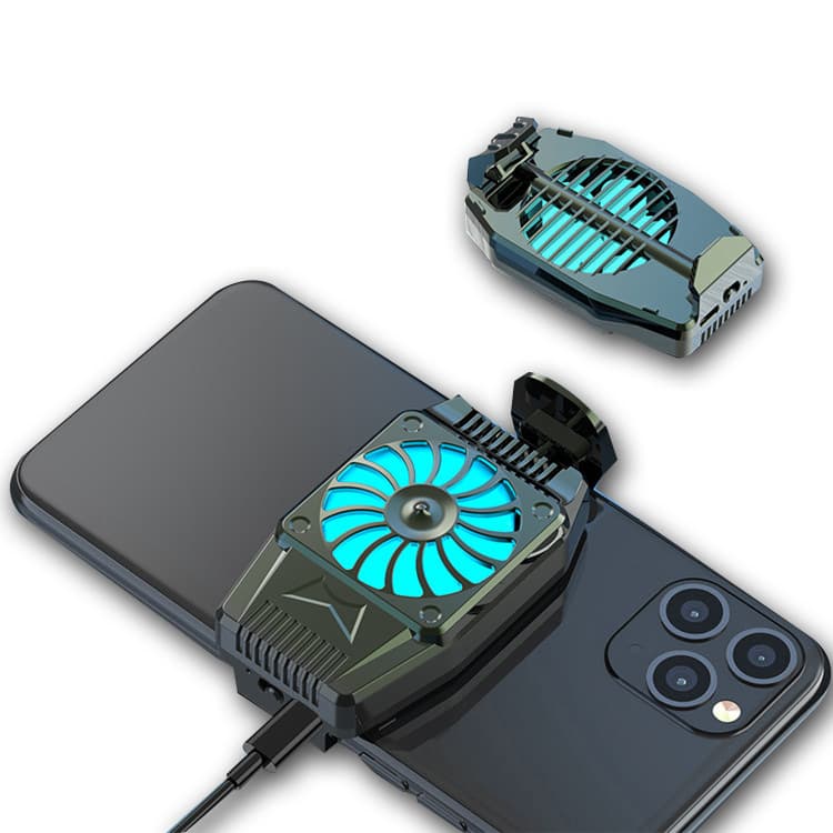 H15 Cooling Pad for Mobile Phone PUBG Gaming 2 Cooling Fan
