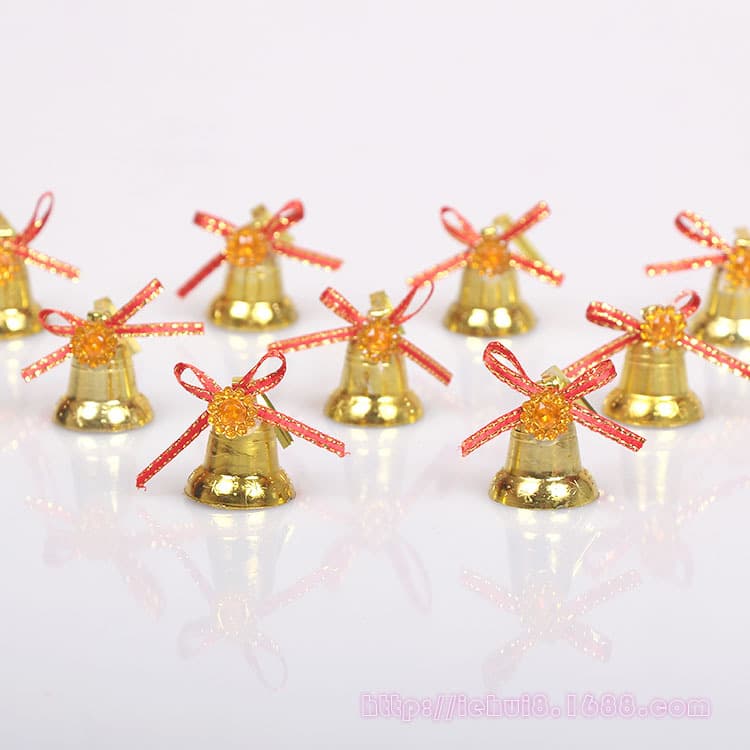 [Plastic Bell] Christmas tree DIY pendant, holiday scene decoration accessories, Yiwu factory direct sales
