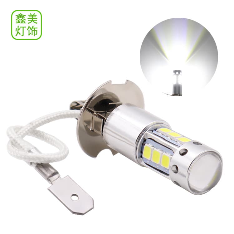 New High Brightness Car LED Fog Light H3 2835 14SMD High Power Fog Light LED Anti-Fog Light Car Light