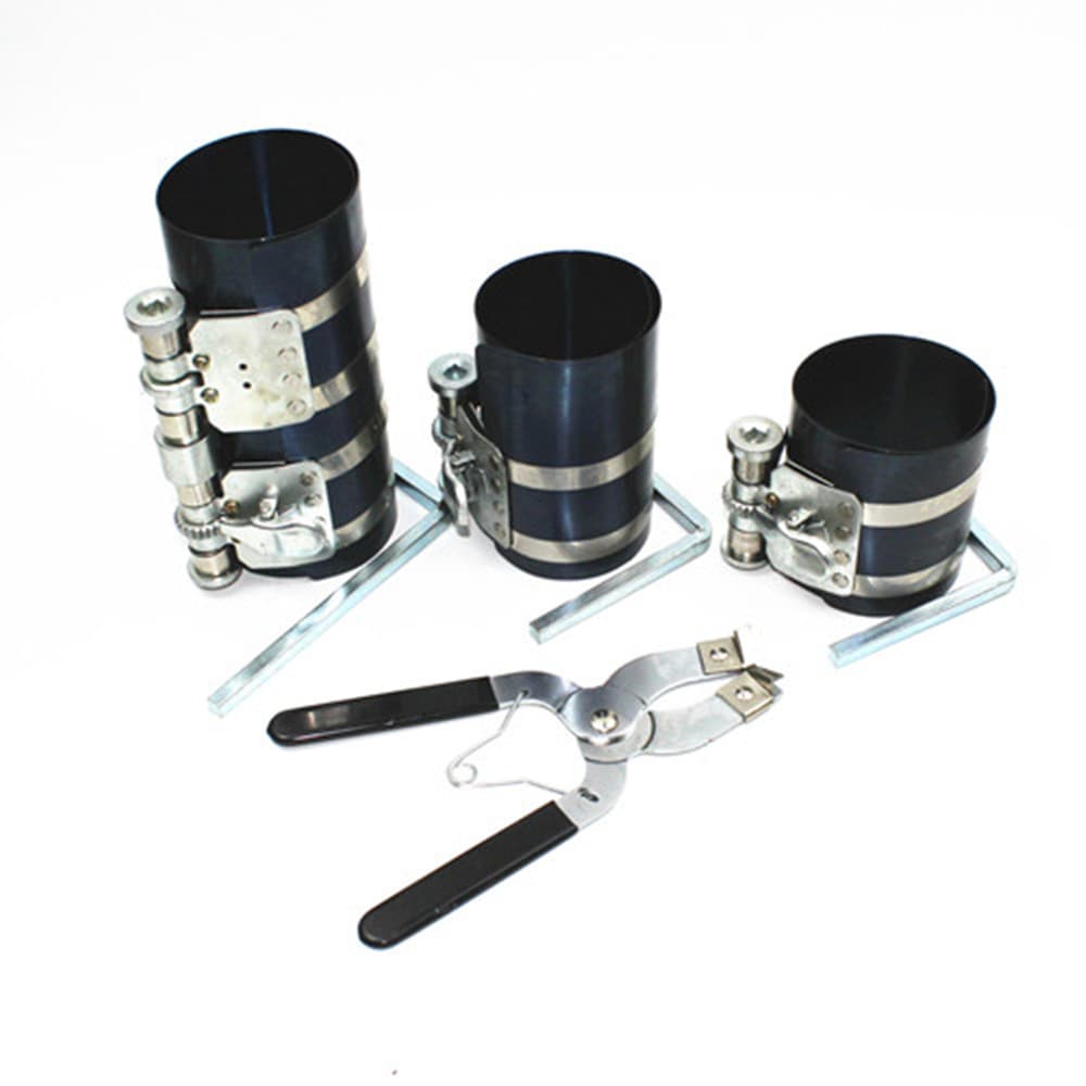 Automotive Piston Ring Installation Tool, Piston Ring Compressor, Piston Ring Removal Tool, Piston Ring Clamp