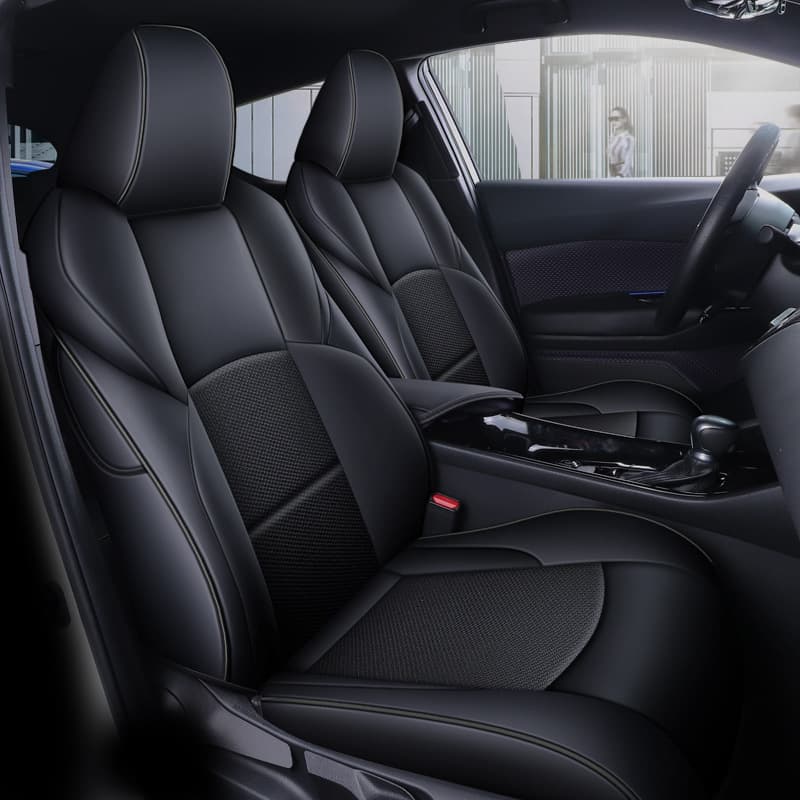Five-Seat Full-Wrap Custom C-HR/IZOA Comfort Seat Covers, Premium Wear-Resistant Leather Car Cushions for All Seasons