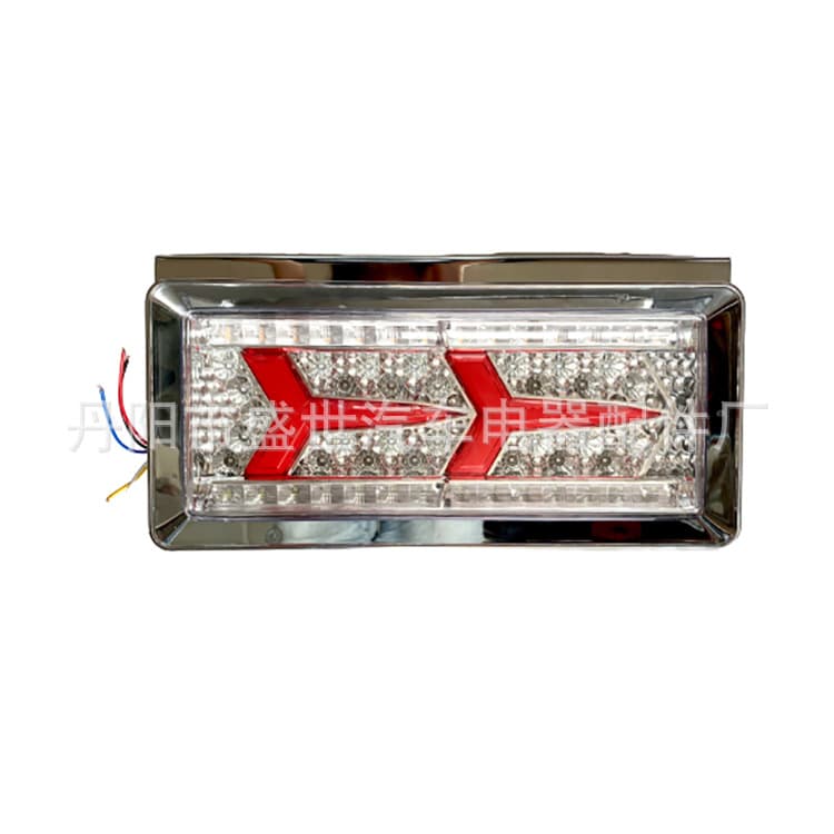 Japanese Truck Tail Light Iron Frame Aircraft Rear Tail Light Water Light Signal Light