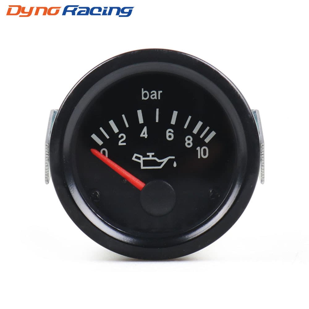 52mm Analog Oil Pressure Gauge / Pressure Gauge Marine Engine Generator Set Instrument 0 to 10 Bar