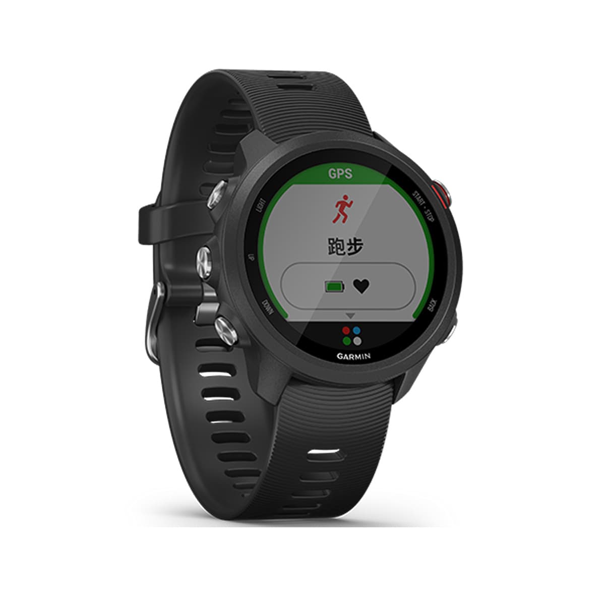 Suitable for Garmin forerunner 245M silicone strap Garmin 645 official same style 20mm crescent pattern wholesale