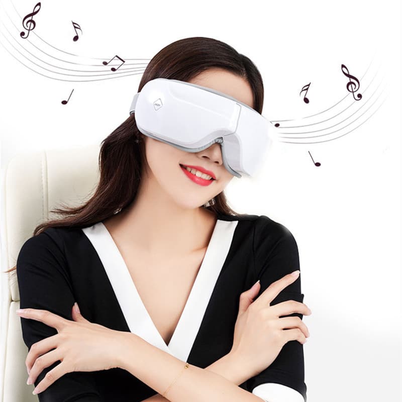 Factory Wholesale Air Pressure Eye Massager Fan Er Wireless Foldable Eye Massager Hot Compress Eye Massage