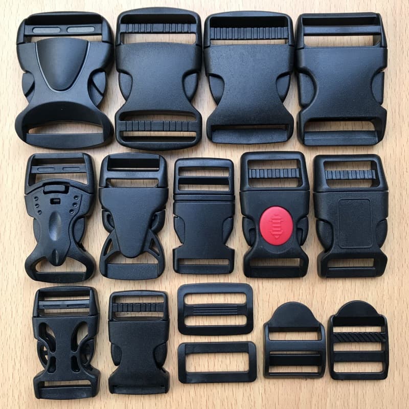 Ready Supply Luggage Buckle Accessories Plastic Buckle Pom Plastic Waist Bag Buckle Outdoor Backpack Adjustment Buckle