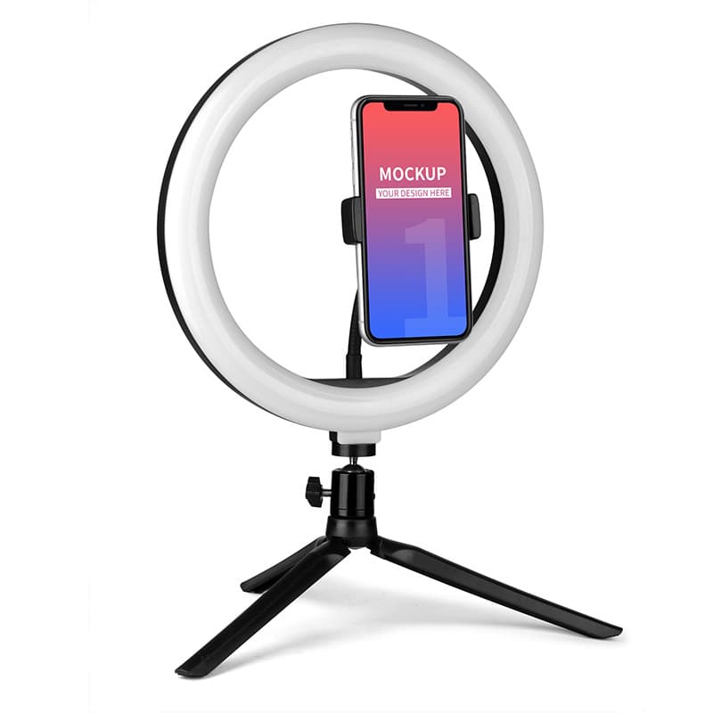 Amazon's hottest product: 10-inch fill light with three-color dimming desktop stand, beauty selfie light, 26cm live streaming ring light.