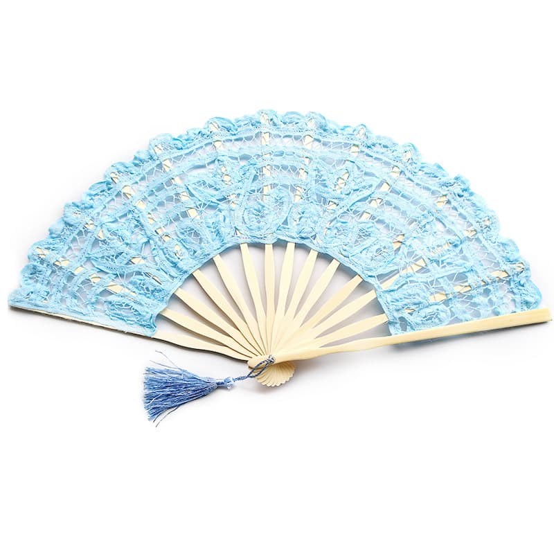 In Stock European Lace Fan, Lady Fan, Dance Folding Fan, Bridesmaid Fan, Princess Fan, Court Lace Fan