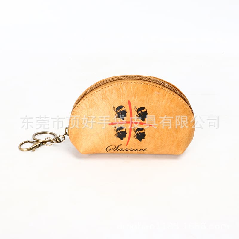 Distinctive Creative Tyvek Cosmetic Bag Multifunctional Shell-shaped DuPont Paper Storage Bag Environmental Protection DuPont Paper Red Envelope