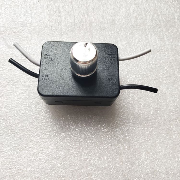 American Standard Dimmer Fine-tuning Knob Switch Desk Lamp Stepless Dimming Desk Lamp Knob Dimming Switch Low Voltage Dimmer