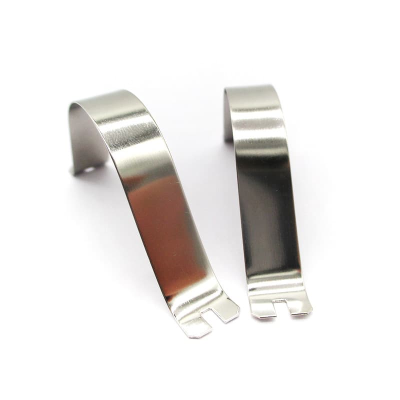 Metal Frame Spring Plates, Aluminum Alloy Certificate Outer Frame Backplate Gap Top Pressure Fixings, Pressure Plates, 500 per Pack