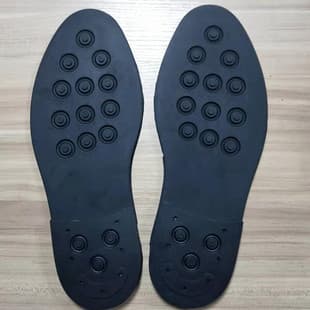 Italian quality RB shoe repair combination front and rear heel patch rubber sole, work leather sole, VIBRAM outsole