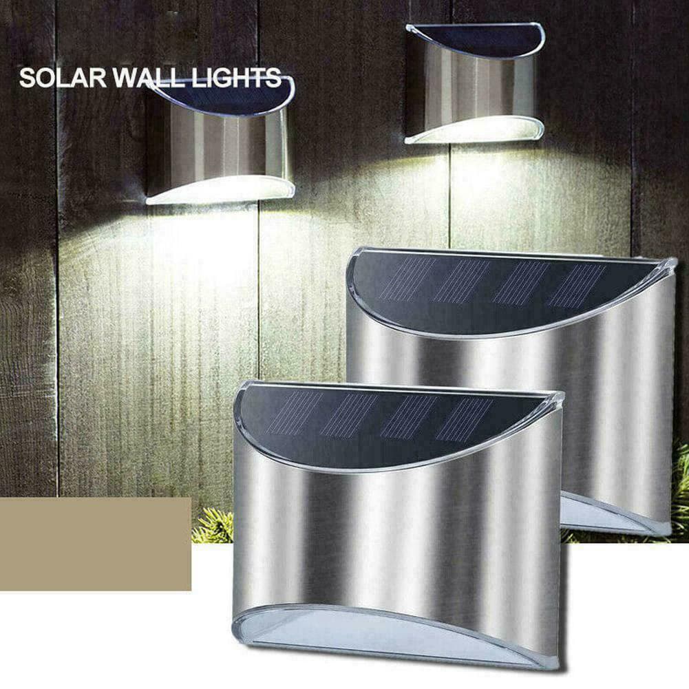 Outdoor Waterproof Solar Sensor Wall Light, Solar Wall Light, Step Light, Fence Light, Factory Cross-Border Supply