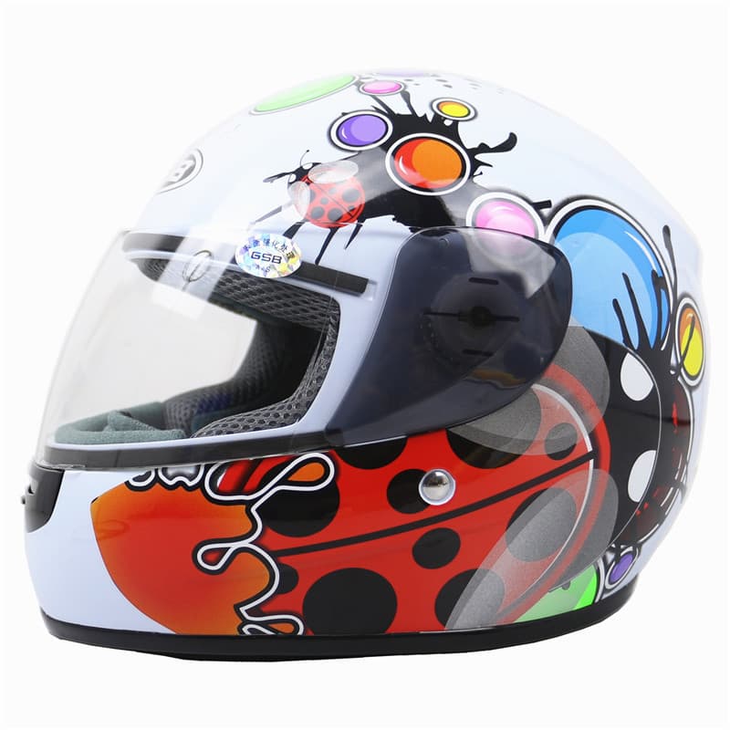 GSB Kids Go-Kart Helmet with Removable Neck Guard, Children's Racing Helmet, Motorcycle Helmet, DOT Certified