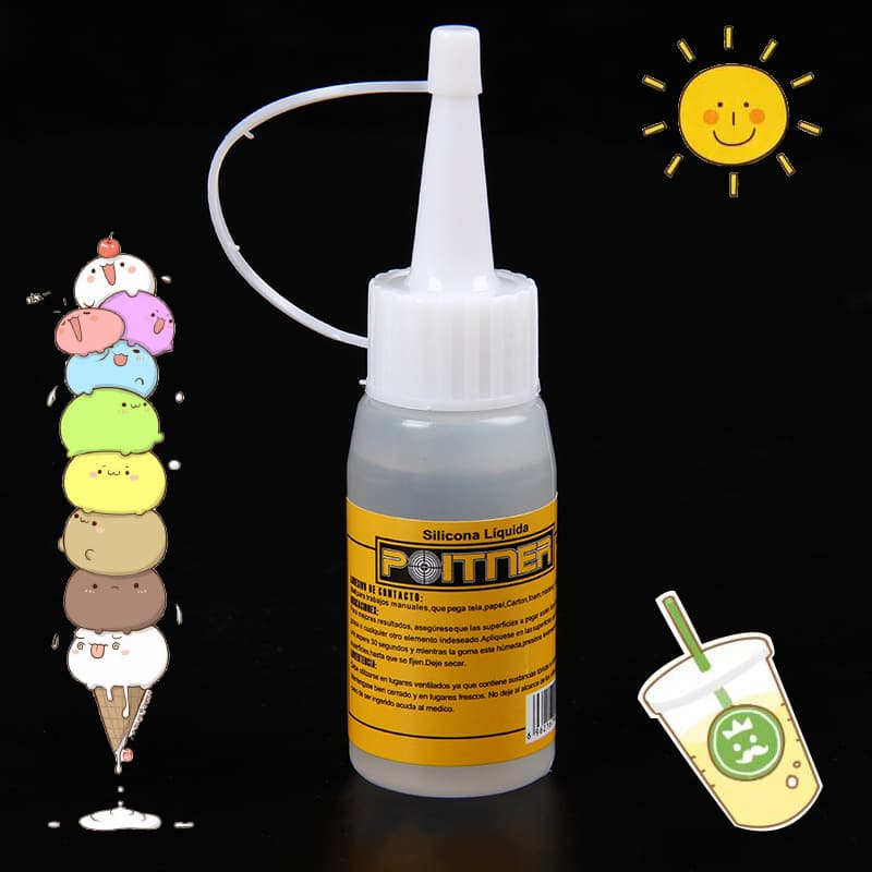 Factory Direct Supply Non-Woven Fabric Alcohol Glue 30ml Fast-Dry Handcraft DIY Adhesive for Hemp Rope and Buttons, Transparent 30g Glue