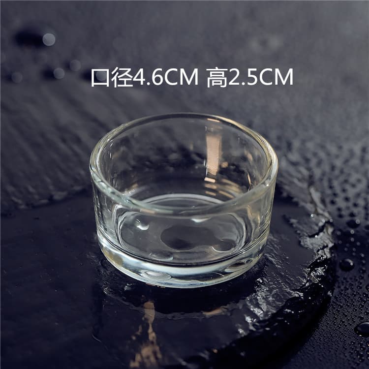Glass Candle Holder Romantic Candle Cup Creative Four-Point Cup Valentine's Day Candle Holder In Stock Promotion