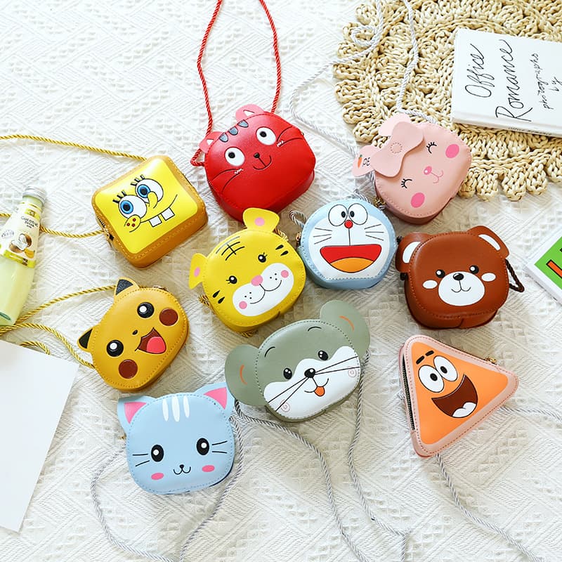 Claw machine, cartoon, cartoon, children's coin purse, trendy, cute, cute, cute, cute, jingle, cat, girl, boy, crossbody bag
