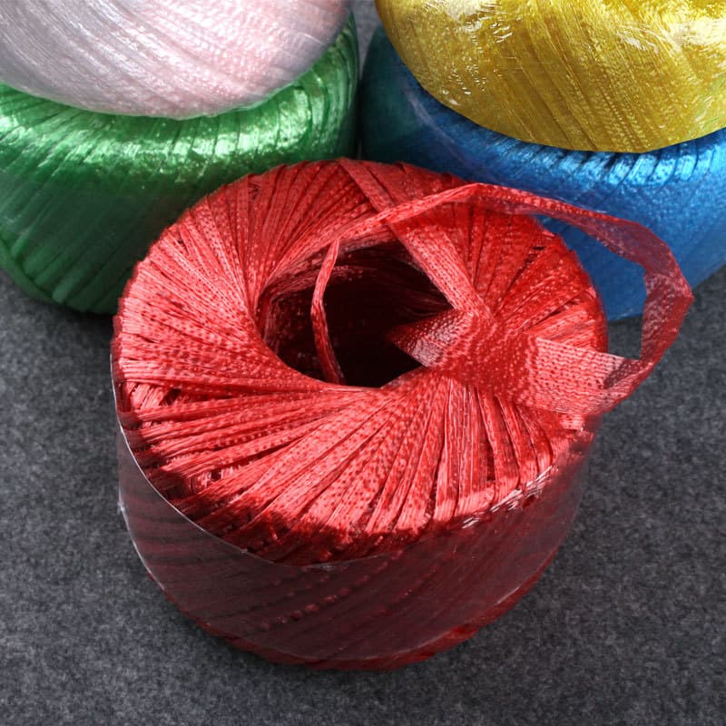 Nylon Rope PP Plastic Bundling Rope Roll Packing String Tear Tape Fiberglass Ball Fiber Binding Rope