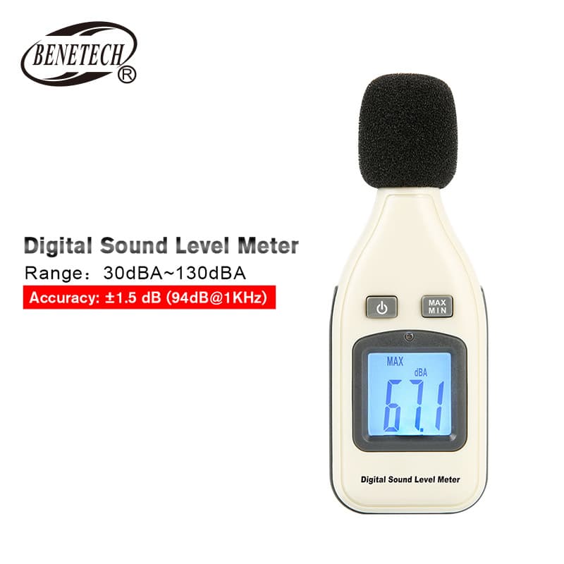BENETECH & Biaozhi GM1351 Decibel Meter Noise Meter Sound Volume Tester