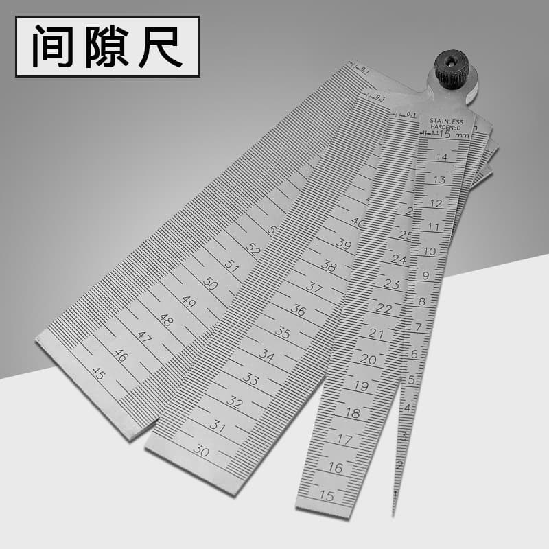 Stainless Steel Gap Gauge Steel Ruler Wedge Feeler Gauge Tapered Bore Gauge Internal Diameter Caliper Measuring Tool Manufacturer Wholesale