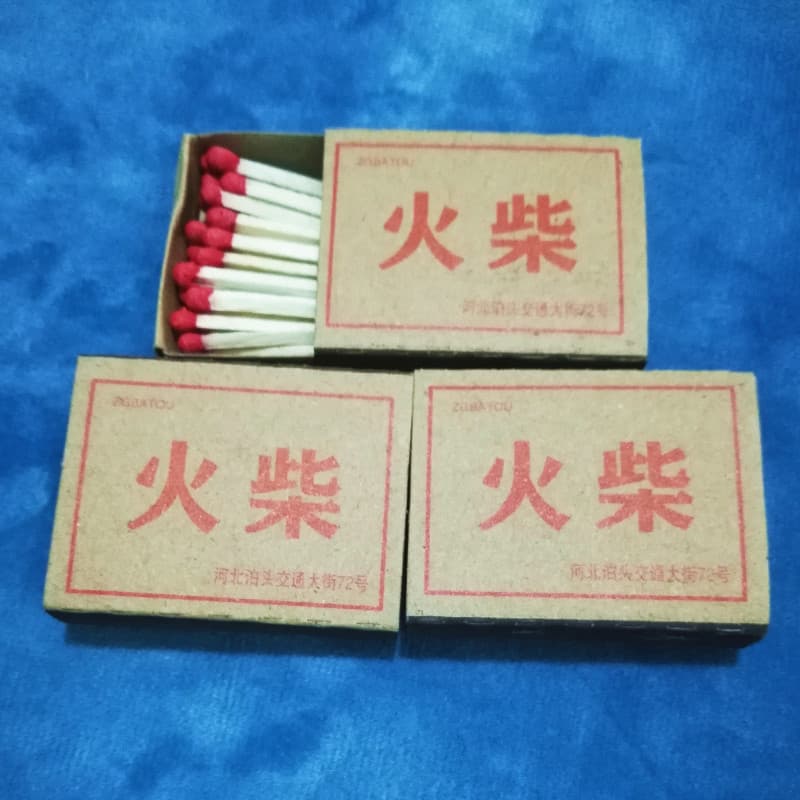 New Kraft Paper Matches, Old-style Botou Matches, Retro Disposable Matches