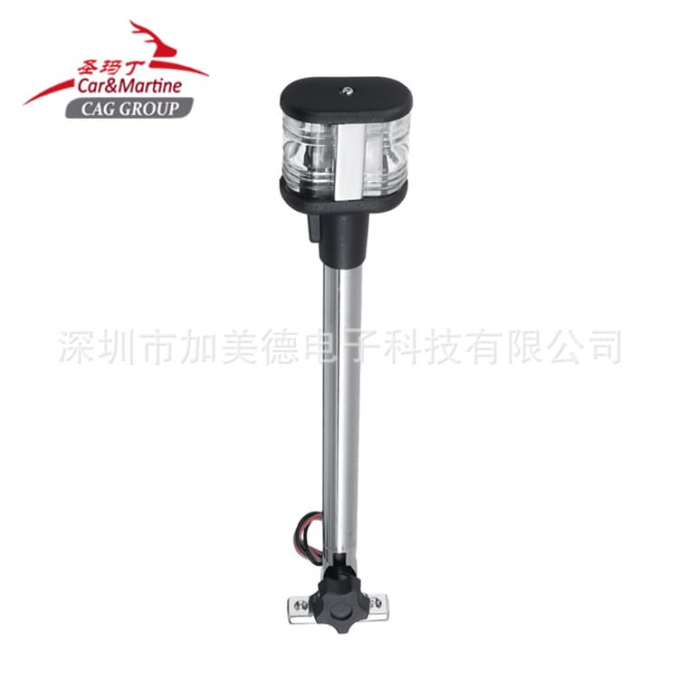 12v stainless steel foldable bracket signal light for yacht fishing boat ABS navigation warning light for cruise ship