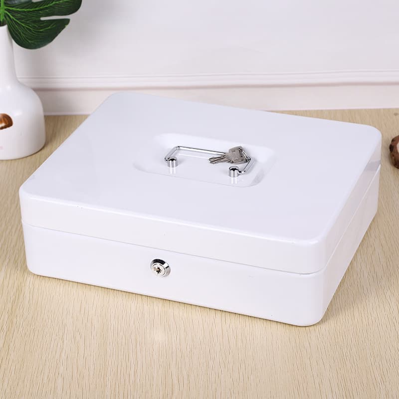 Wholesale Home Storage Box with Key Lock, Fireproof Iron Document Safe, Portable Extra Large Security Box