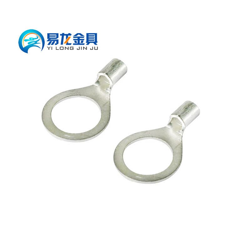 Red Copper Welded Round Crimp Terminal Lug OT Series 1-240 sq mm Copper Wire Connector ZT