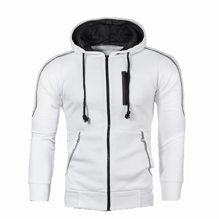 New Fall/Winter Men's Casual Cardigan Hoodie Youth Men's Outerwear Wholesale