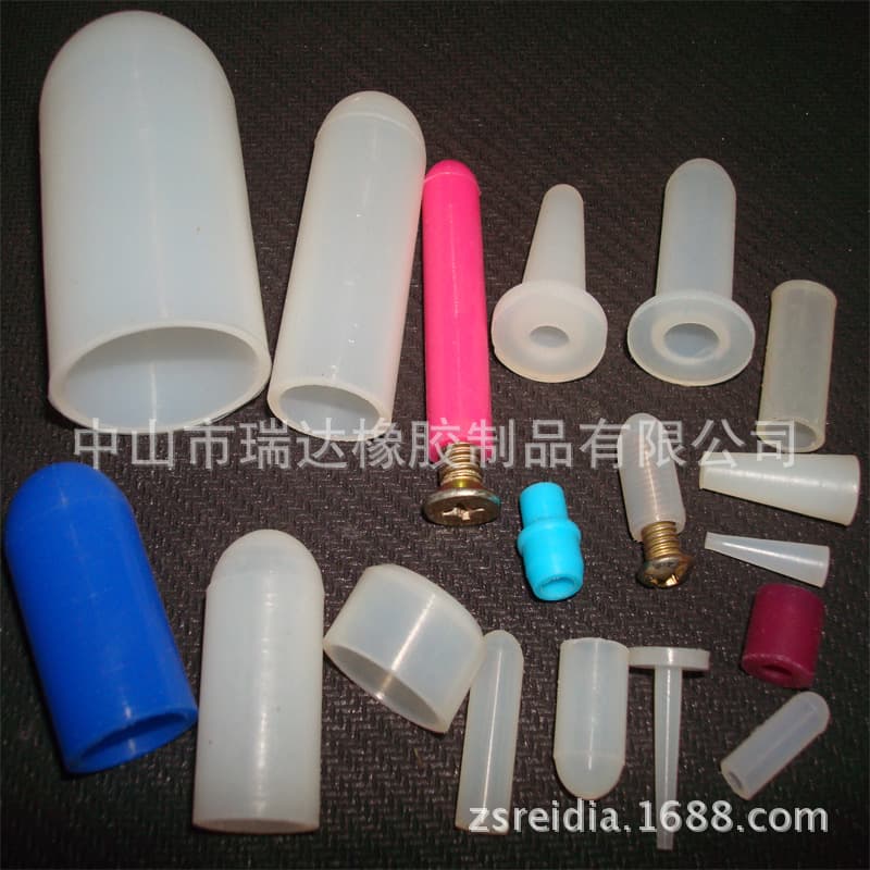 Factory wholesale of high-temperature resistant silicone covers, caps, tube sleeves, for spray painting, baking, and electroplating applications.