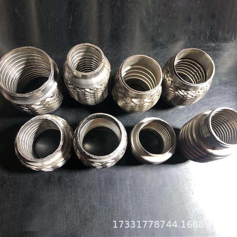 Stainless Steel Car Exhaust Pipe Stainless Steel Corrugated Tube Automotive Motorcycle Muffler Flexible Connection
