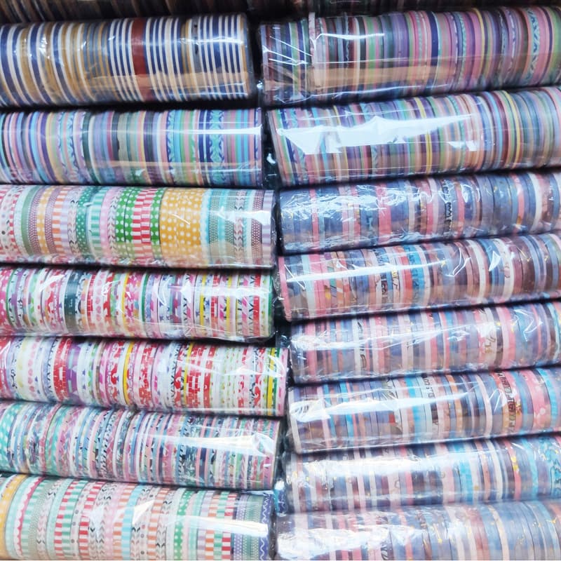 Washi Tape Bleed Line Roll Pull Strip Decorative Division Diary Scrapbook Border 3MM Tape TikTok Gift Promotion