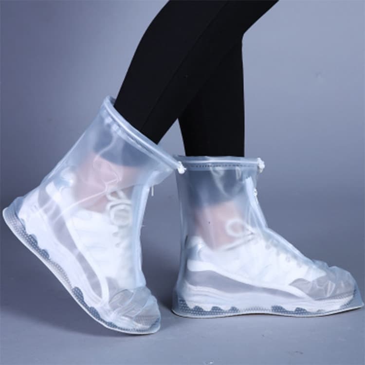 Rain boot covers, non-slip and waterproof, silicone PVC rainproof and thickened, for outdoor use in rainy days.