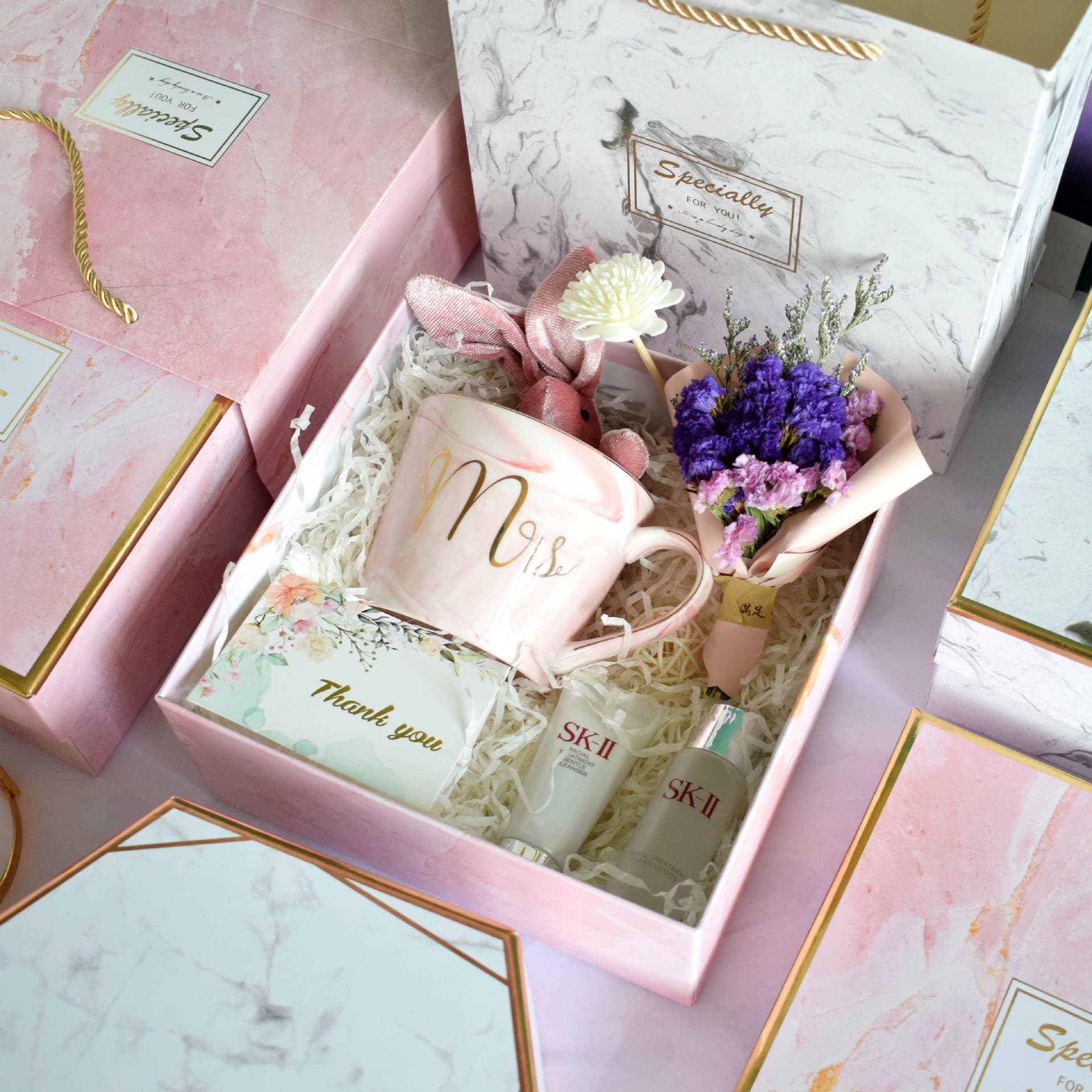 Gift Box for Birthday Present, Lipstick Cup Packaging Box for Boyfriend or Girlfriend, Valentine's Day Gift Box