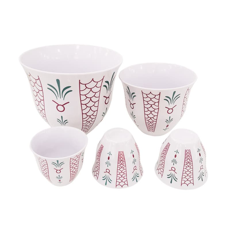 Melamine Bowl, Various Styles, White Material with Decals, Factory Direct