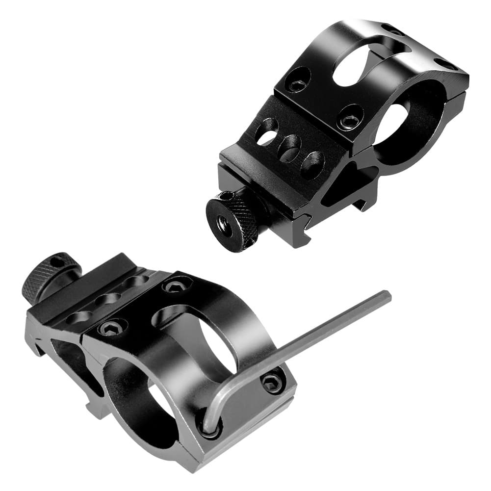 Cross-border Angled Tube Clamp Bracket 25.4MM Flashlight Bracket Aluminum Alloy Torch Holder Shenzhen Stock