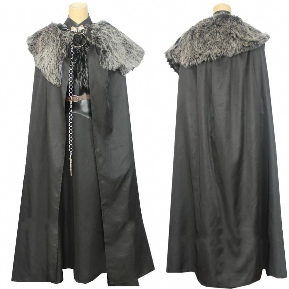 Game of Thrones Season 8 Cosplay Costume Sansa Stark Polyester Combed Cotton Retro Style Popular Film And TV Role-playing