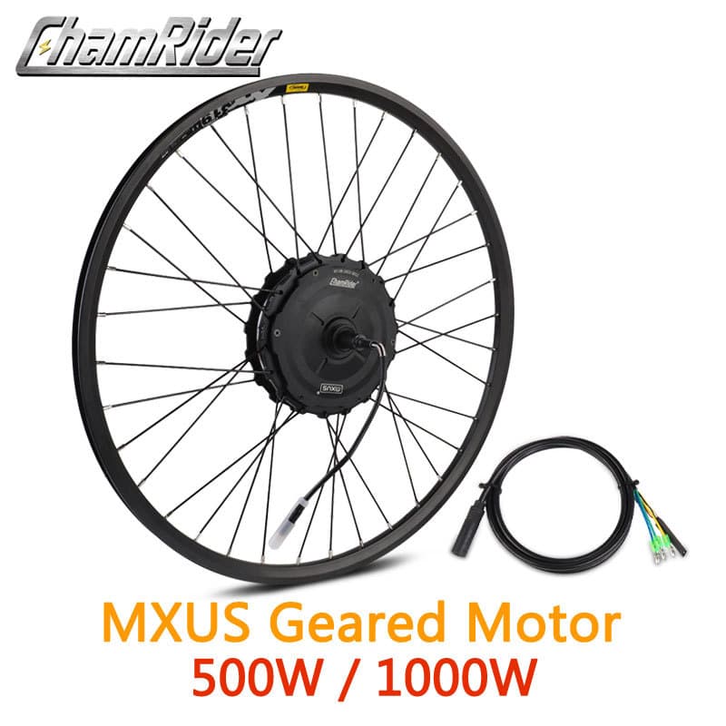 MXUS Xinfeng 48V 500W 1000W Geared Motor Wheel Set Conversion Electric Vehicle Hub Motor Driver