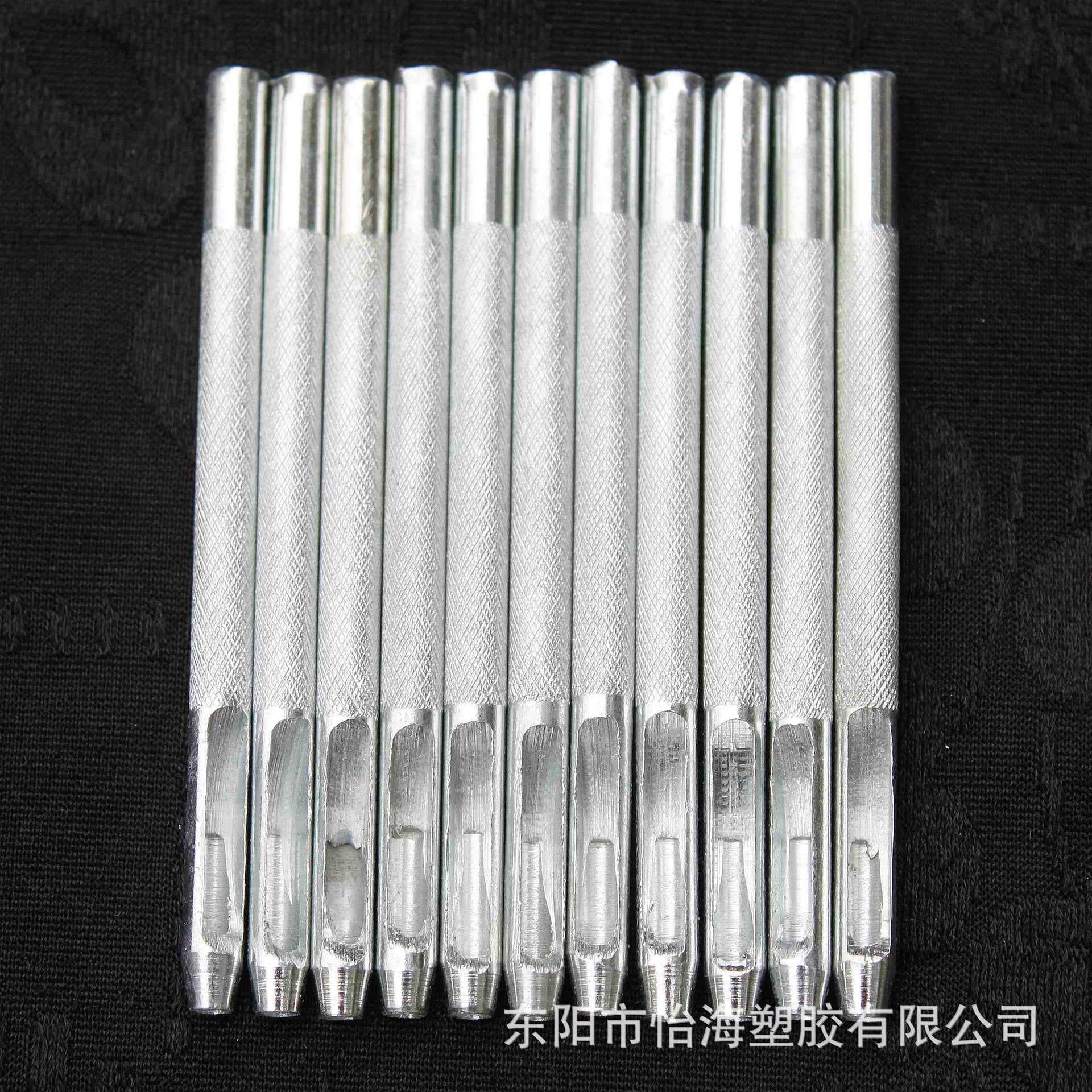 Leather punch, belt punch, and electroplating punch for belts.